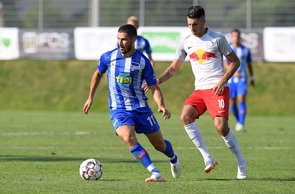 Mathew Leckie traf doppelt für Hertha.