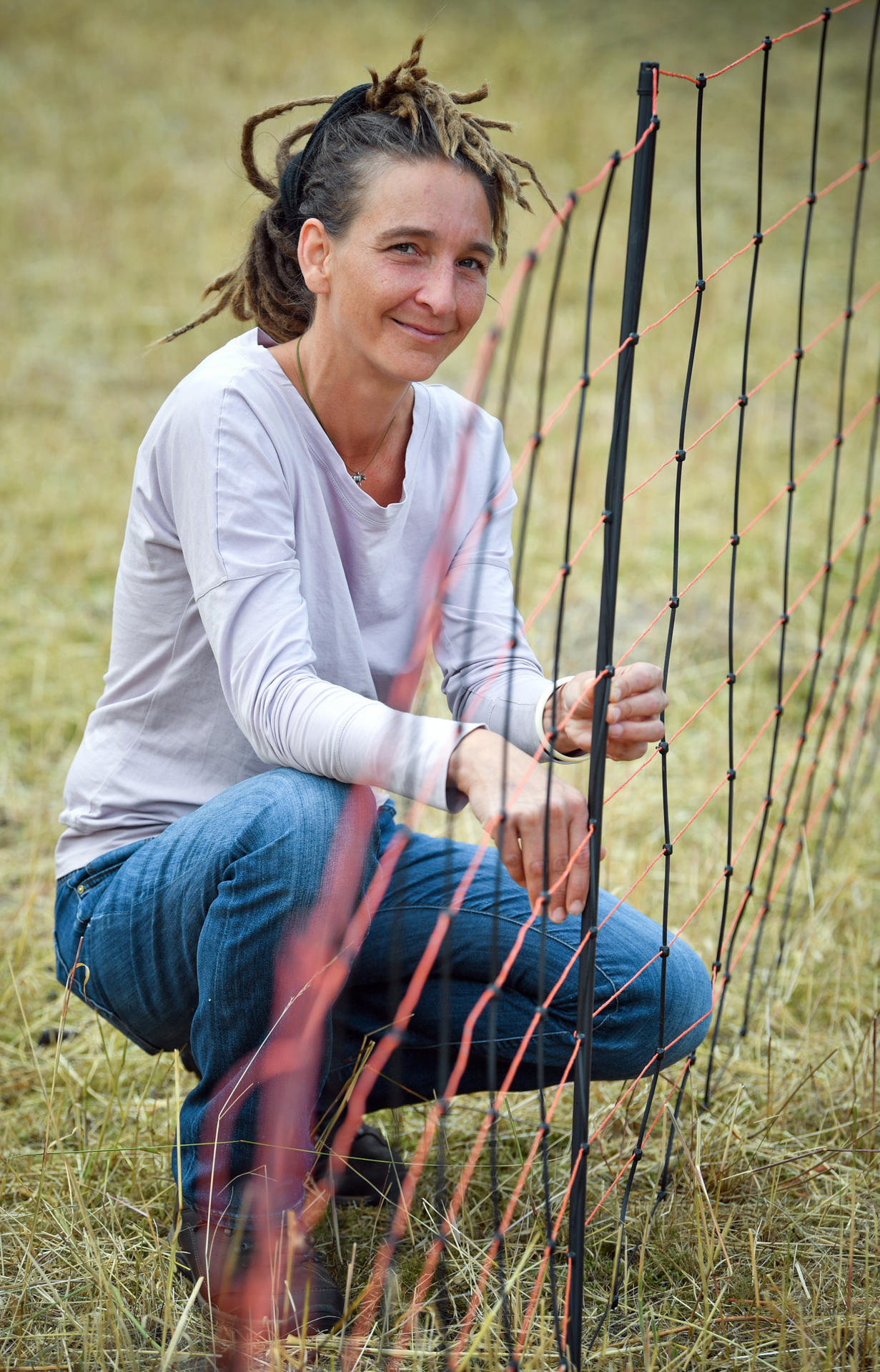 Valeska de Pellegrini, Wolfsbeauftragte des Landes Brandenburg.