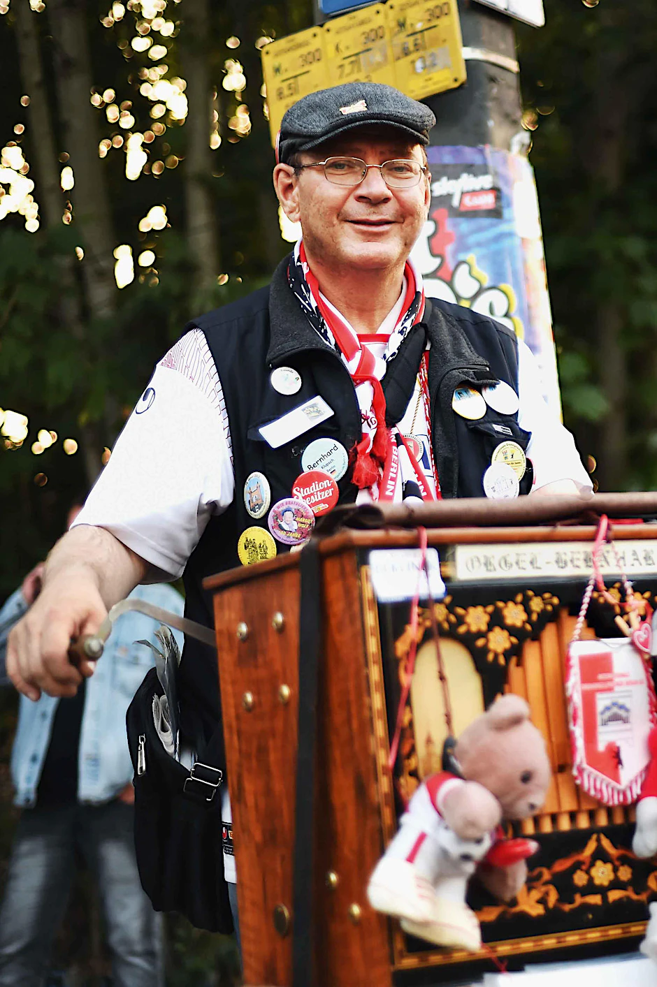 Ein echtes Union-Original: Leierkastenmann Bernhard Klupsch