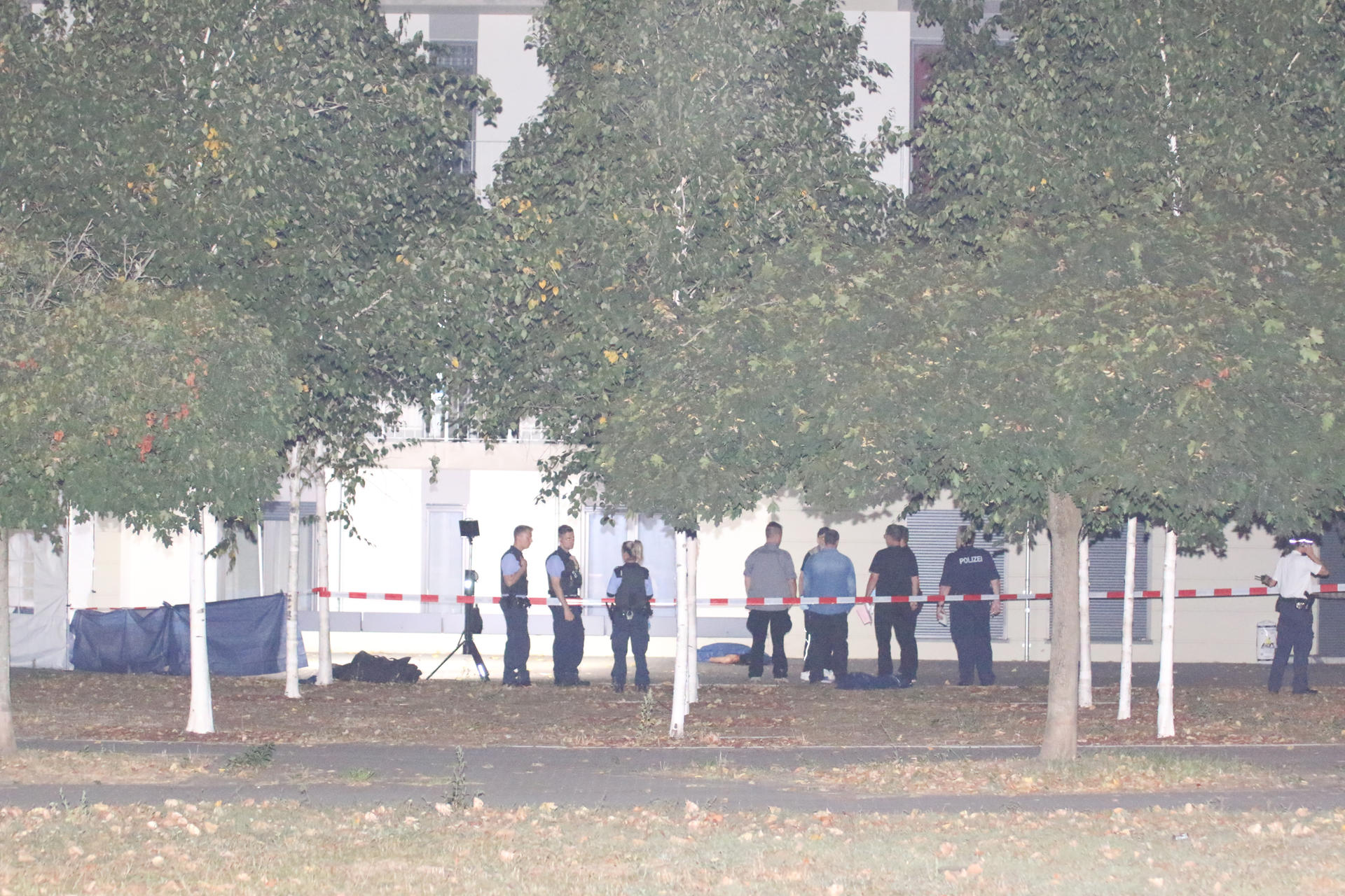 Nach den Stürzen wurde das Areal weiträumig abgesperrt.
