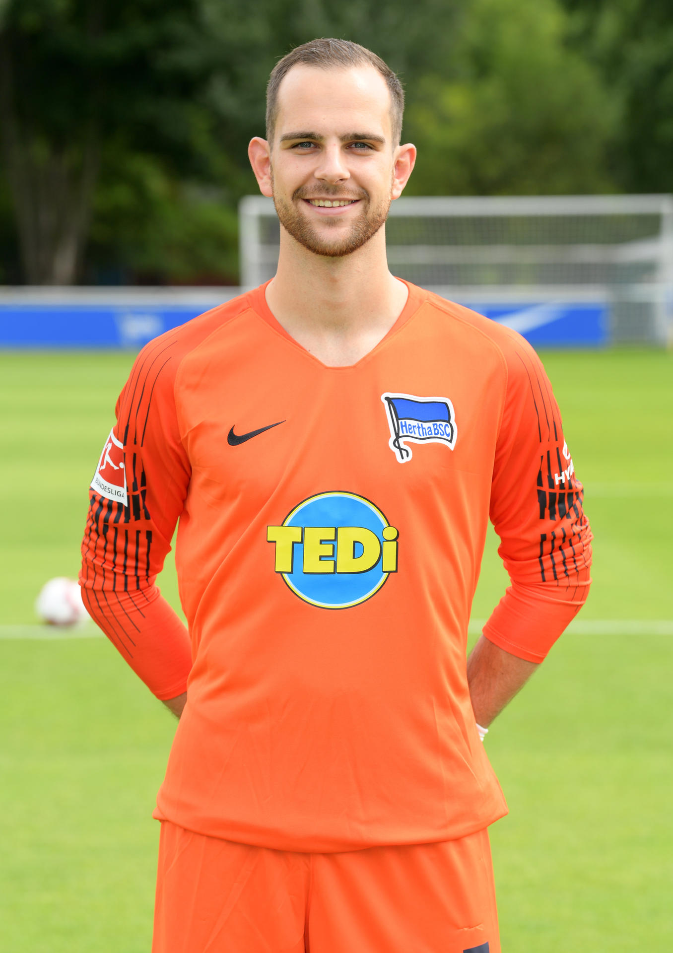 Torwart Marius Gersbeck (23) trägt die Fahne seit 2011 auf der Brust. 