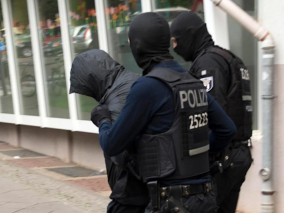 Polizeiaktion gegen Clan-Mitglieder in Berlin.