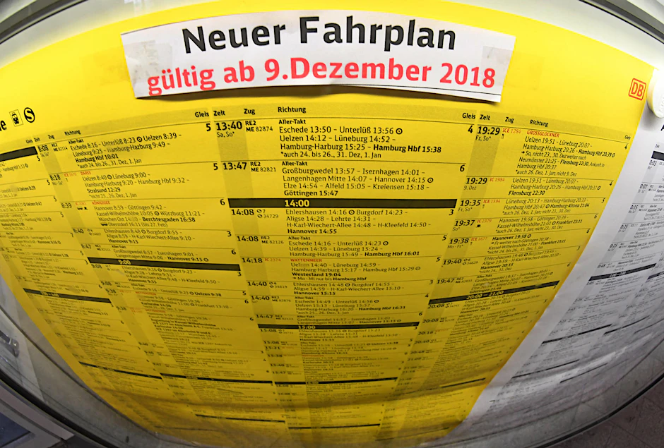 Der Fahrplanwechsel tritt am 9. Dezember in Kraft.