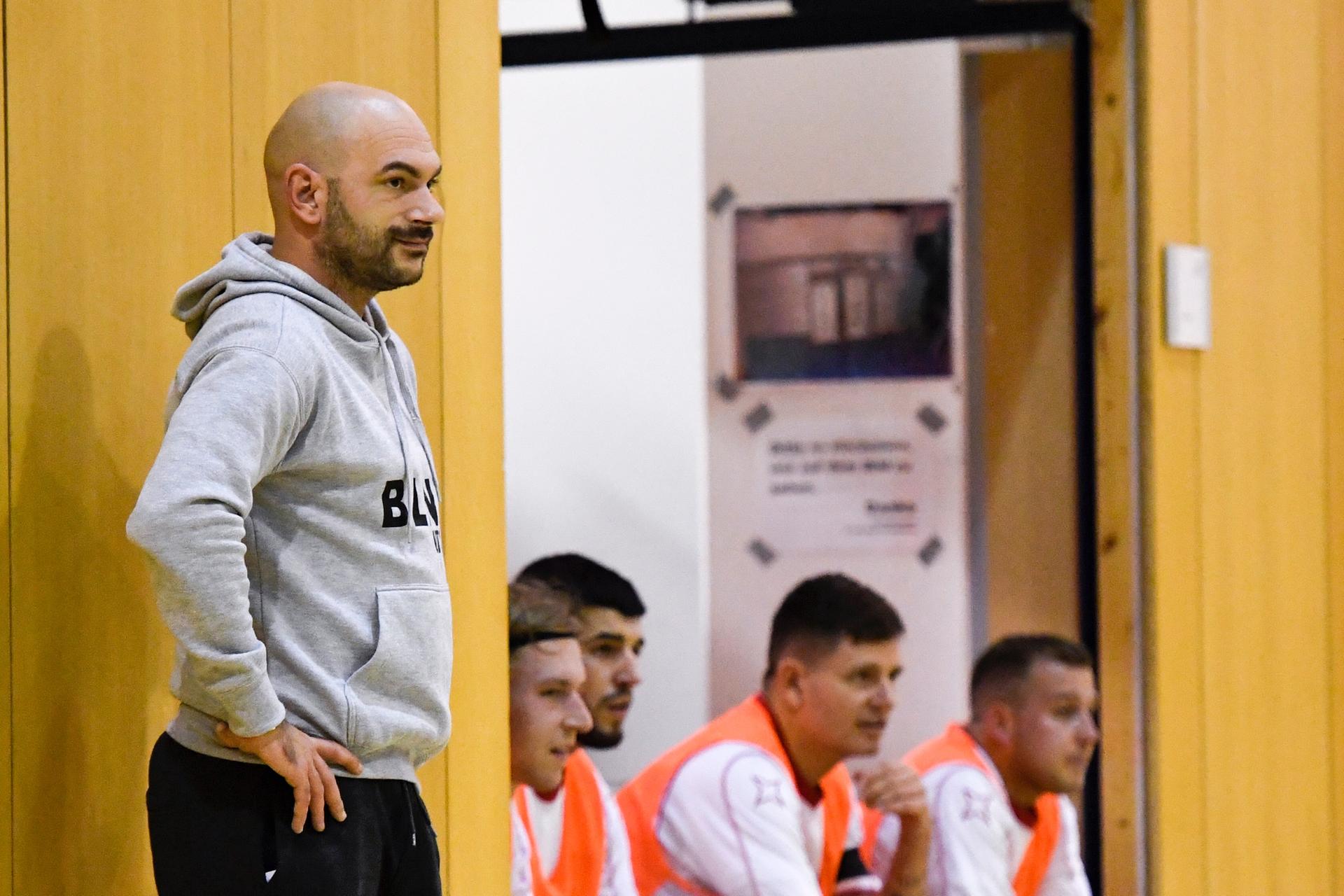 Roman Kassarnig, Coach von Berlin City Futsal, hat mit seinem Team hohe Ziele. 
