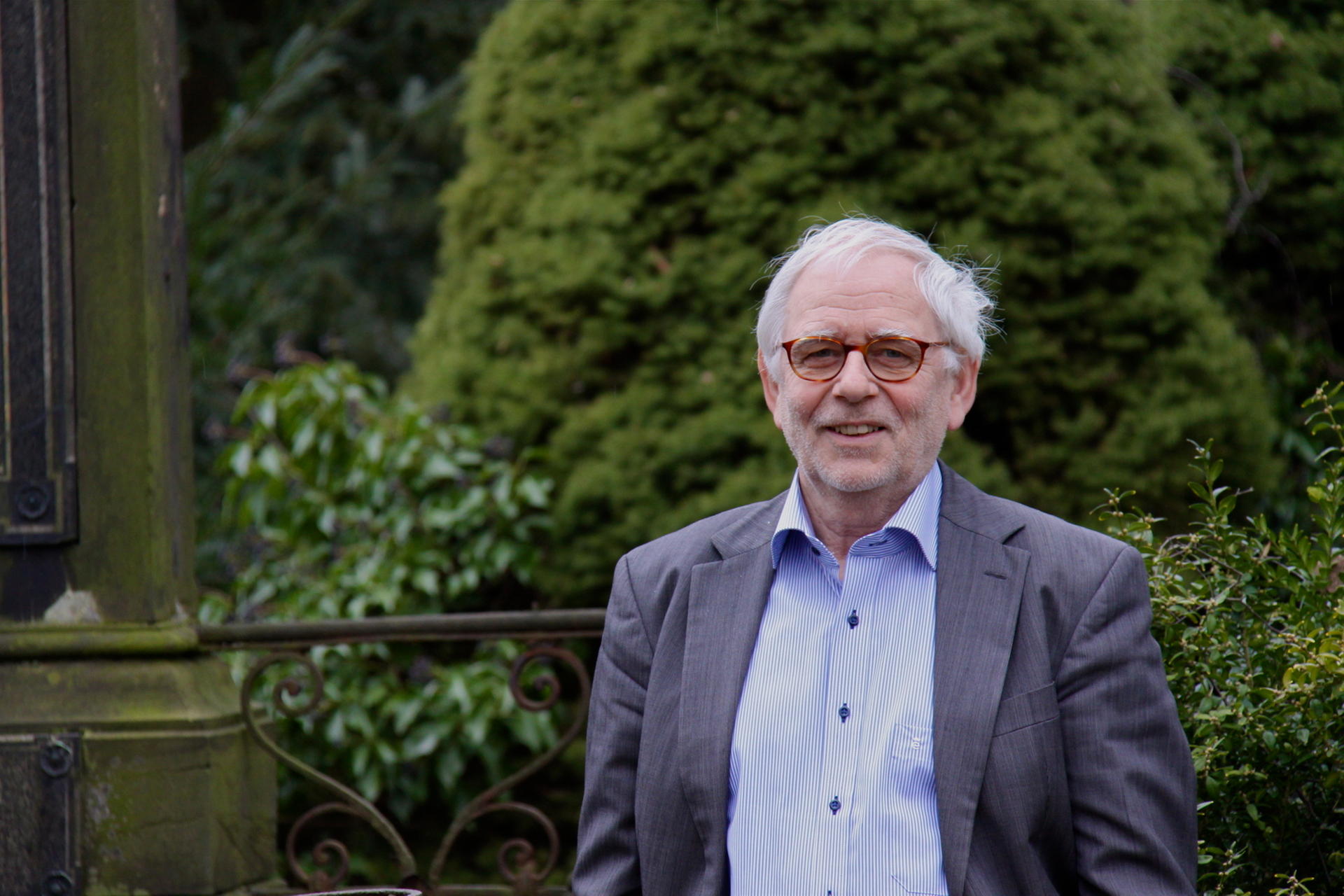 Jürgen Quandt, (74), Geschäftsführer des evangelischen Friedhofsverbandes Stadtmitte.