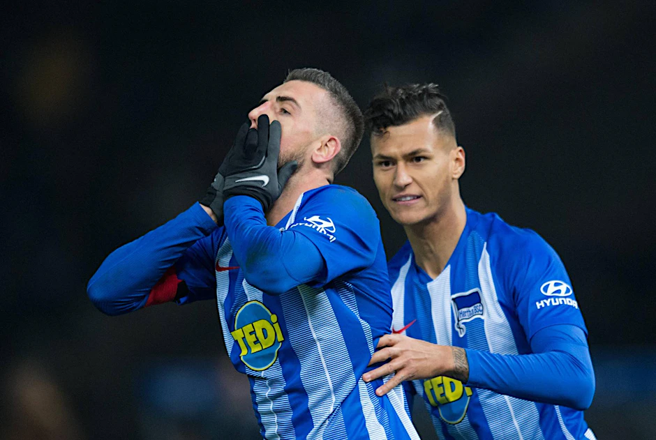 Herthas neues Tor-Duo? Vedad Ibisevic und Davie Selke.