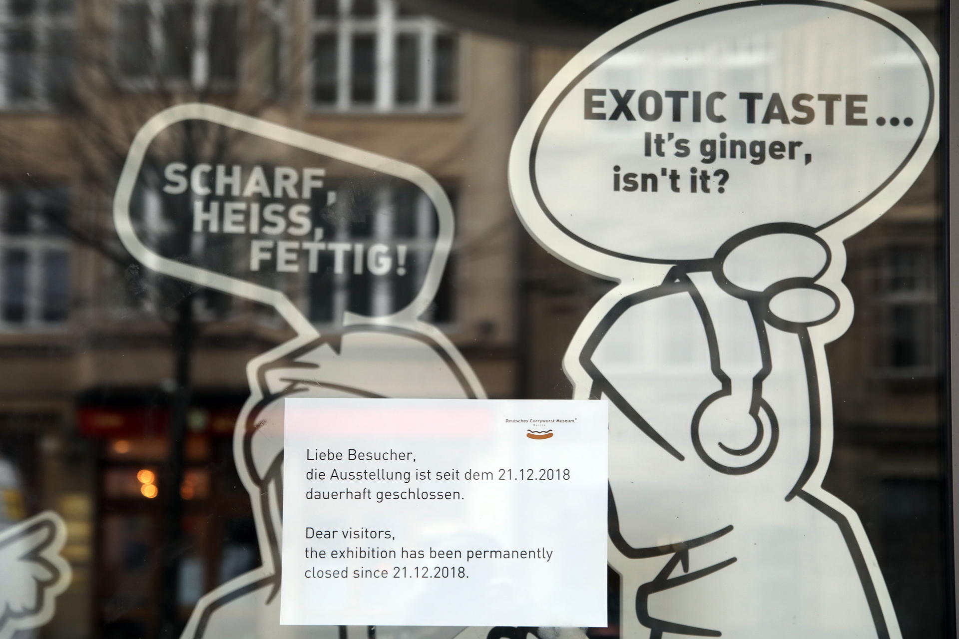 Es war ein leiser Abschied. Auf einem Zettel teilt das Museum seinen Besuchern mit, dass es dauerhaft geschlossen hat.