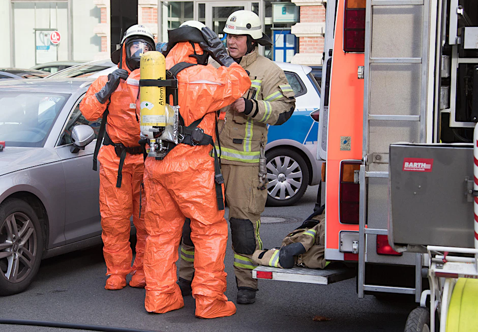 Die Feuerwehr ist mit 38 Mann vor Ort.