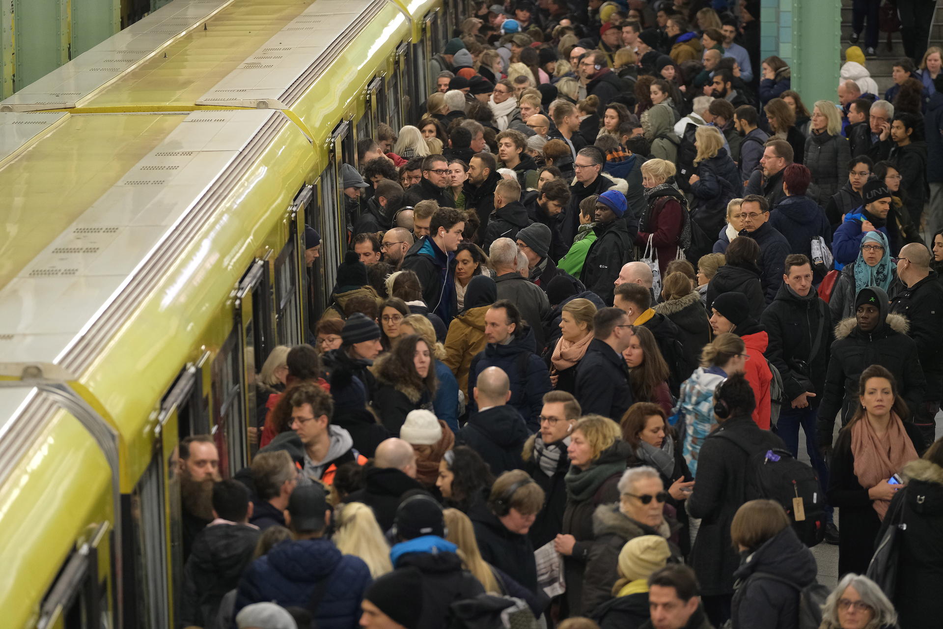 Besonders schlimm war es am Hauptbahnhof und Alexanderplatz.