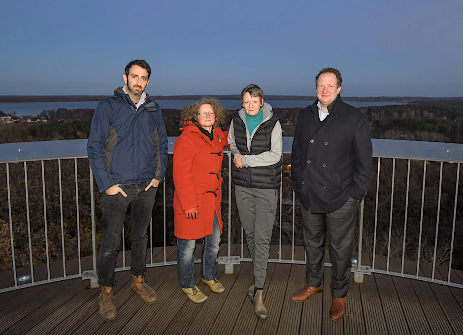 David Coleman, Ruth Butterfield, Sarah Phillips und Adam Bogud (von links) haben ein neues Zuhause gefunden.  
