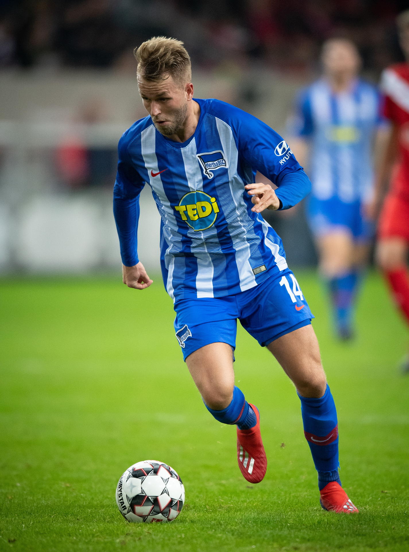 Den Ball am Fuß, das Tor vor Augen: Herthas Pascal Köpke hofft in der Rückrunde auf mehr Spielzeit. 