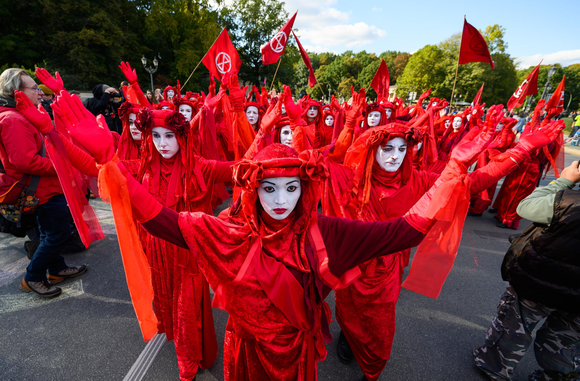 Image - Extinction Rebellion: Party-Rebellen feiern leere Straßen in Berlin