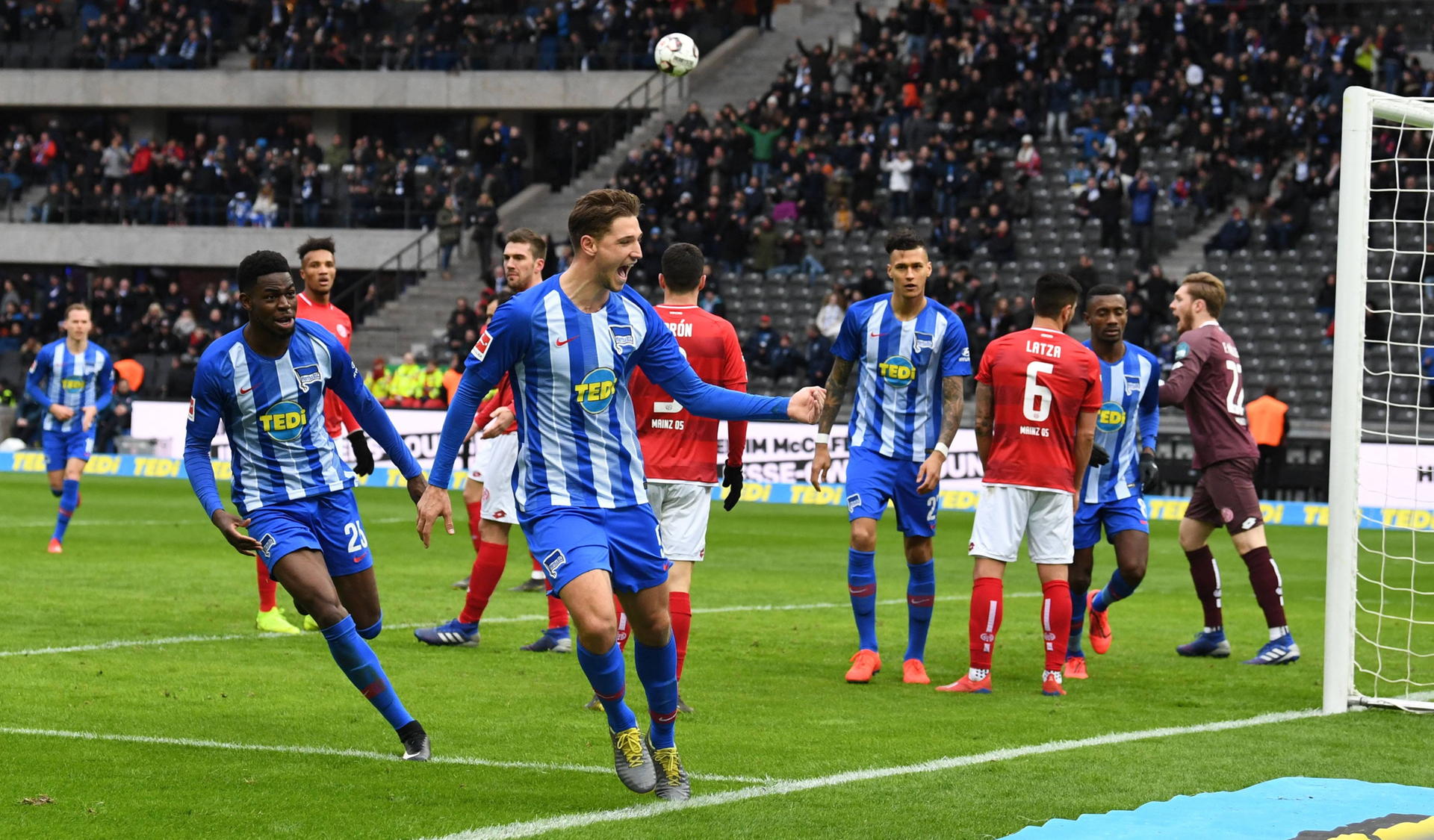 Image - Niklas Stark: Unbändige Freude killt den Eigentor-Frust beim Sieg von Hertha BSC über Mainz 05