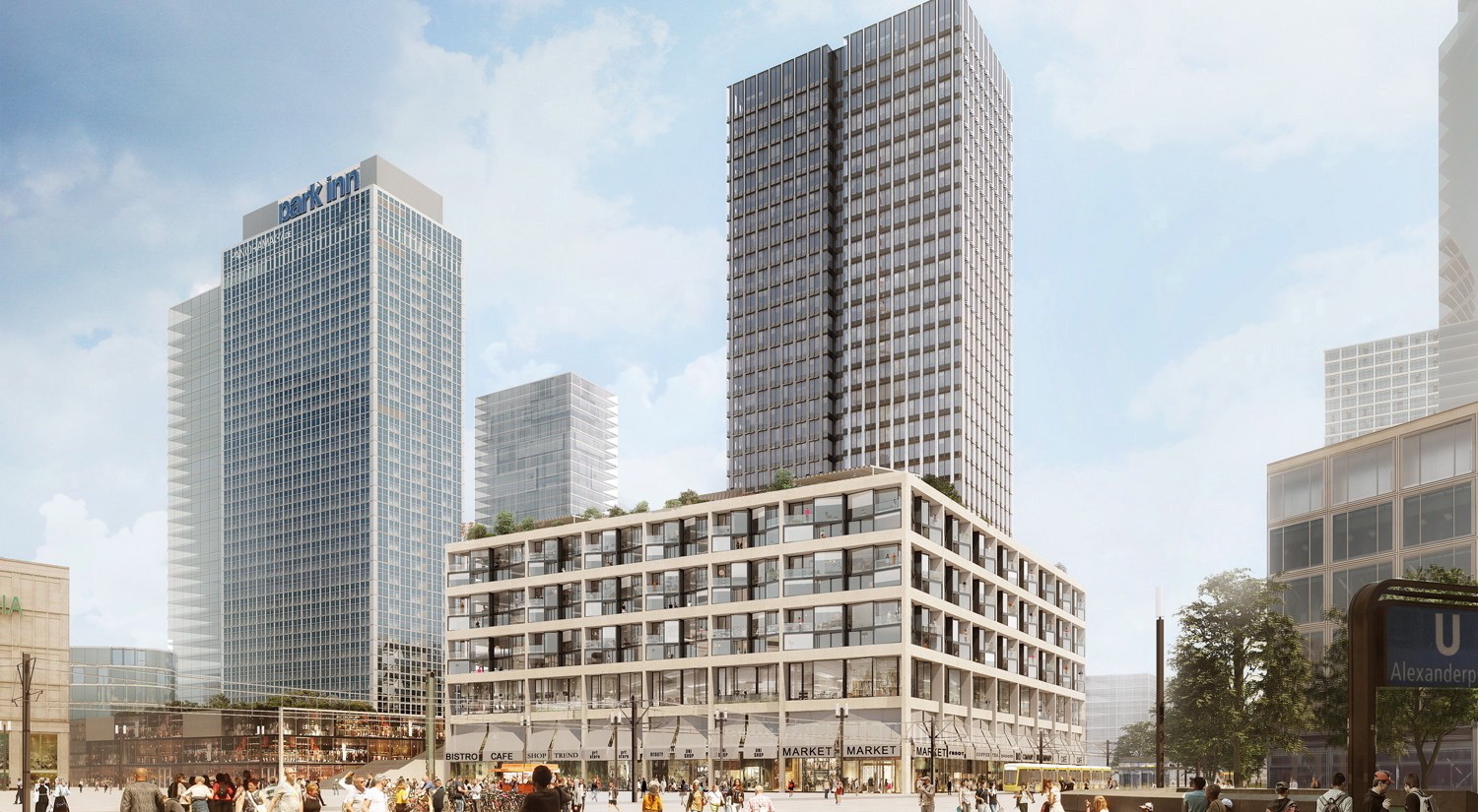 Image - Der Alexanderplatz in Berlin bekommt jetzt seine Zwillings-Wolkenkratzer