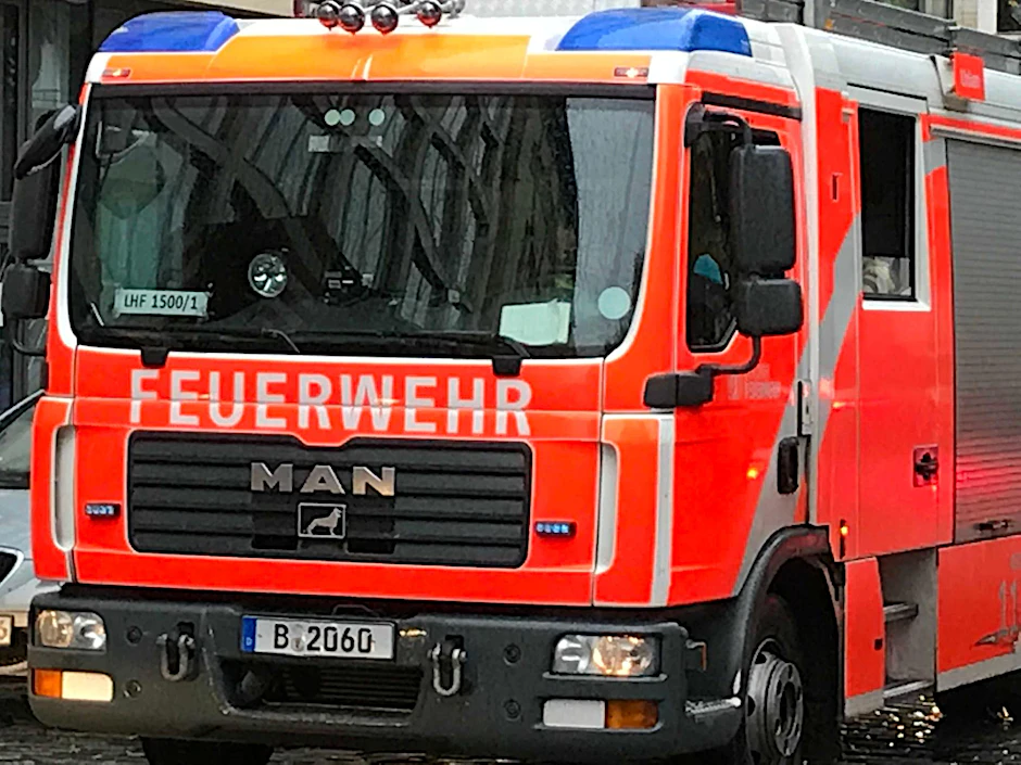 Die Berliner Feuerwehr im Einsatz (Symbolbild)