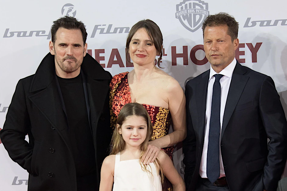 Matt Dillon (v.l.), Emily Mortimer, Til Schweiger und May Rose bei der Europapremiere von „Head Full of Honey“ in Berlin.