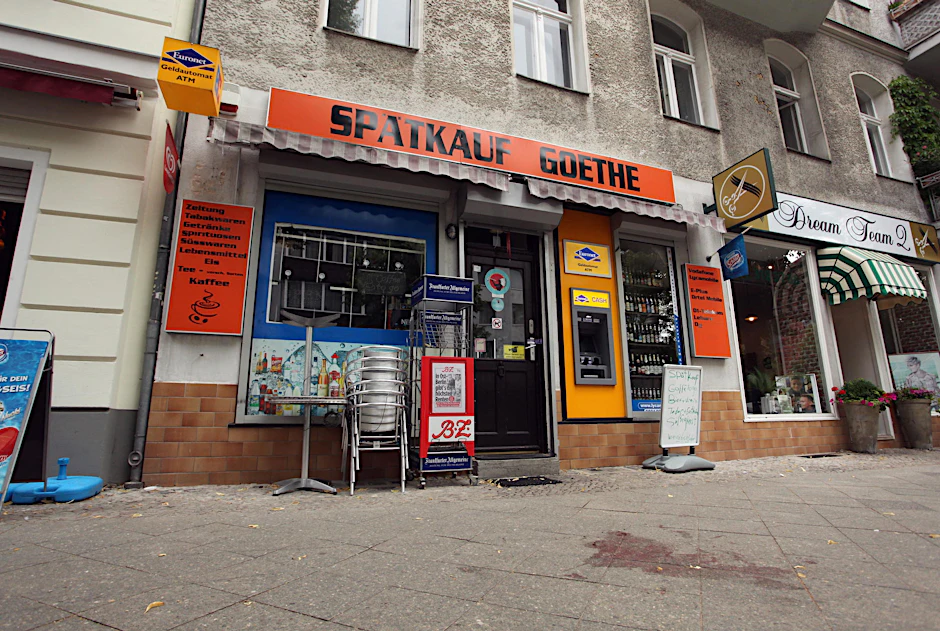 In diesem Spätkauf in der Goethestraße kam es in der Nacht zu Mittwoch zu dem Attentat.