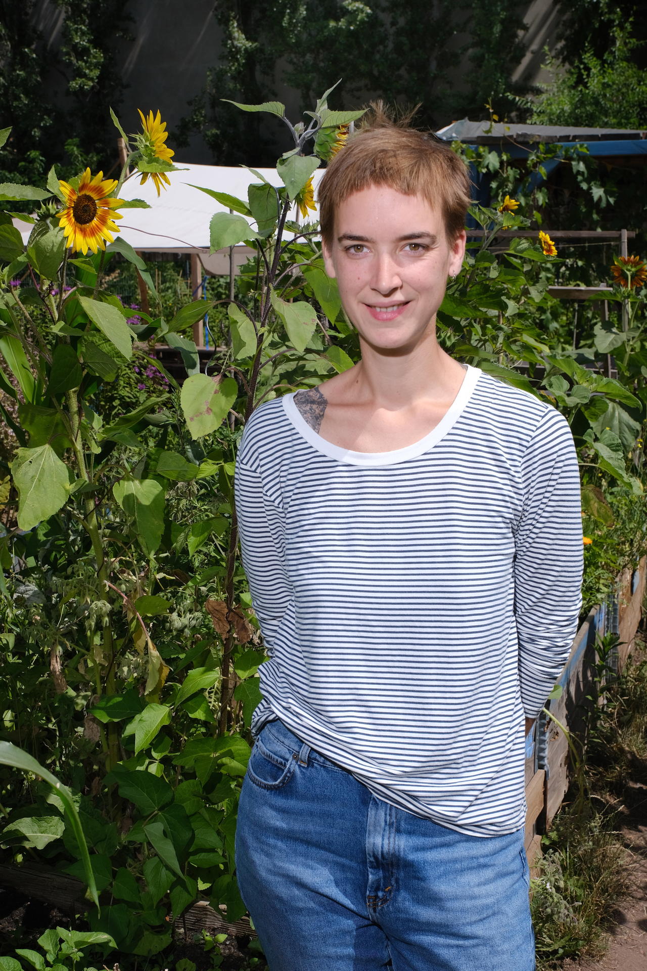 Sonja Rosenthal (34) arbeitet mit Leib und Seele für den Nachbarschaftsgarten im Wedding.