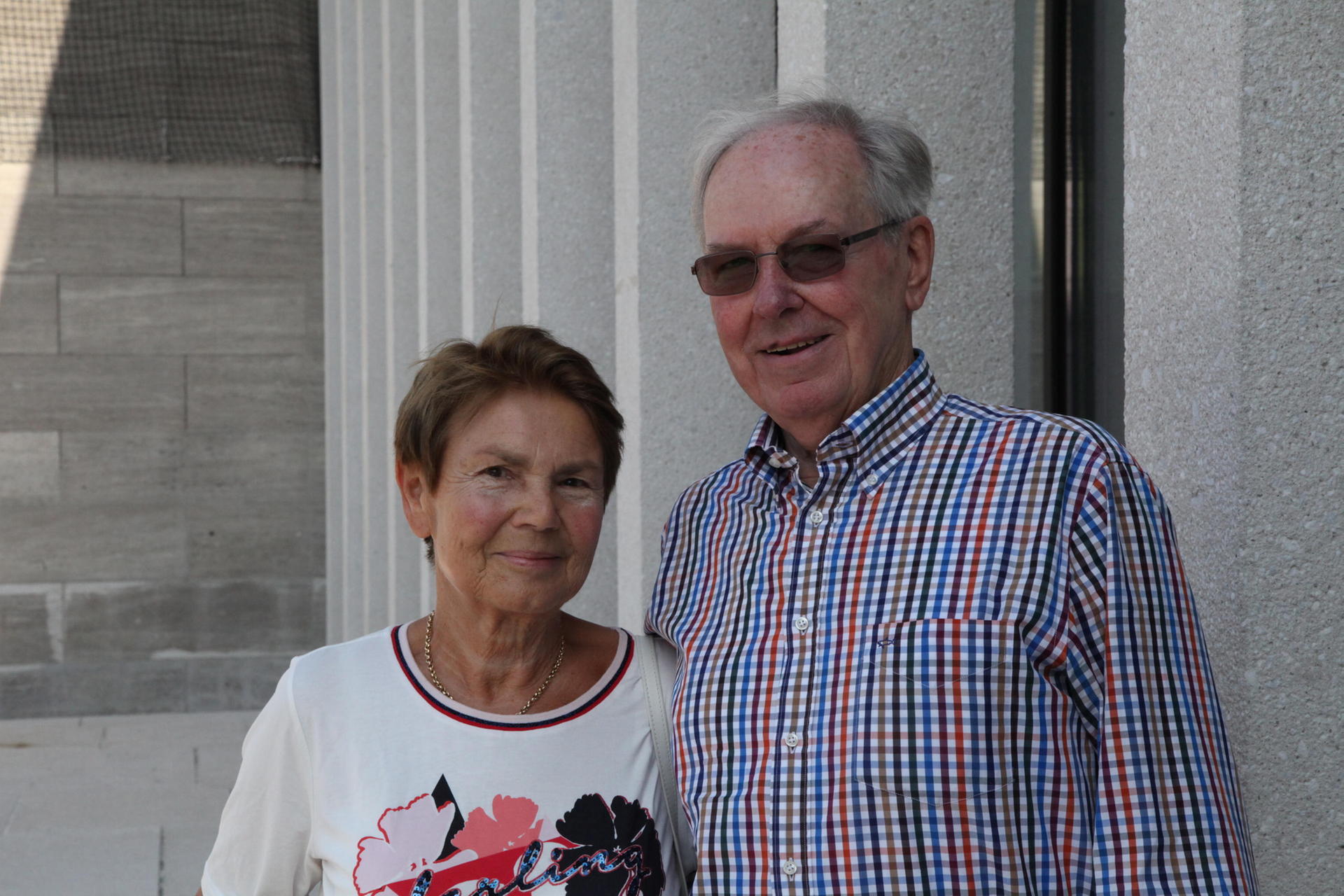 Margrit und Peter Prüsse: Die Galerie passt gut in die Landschaft.