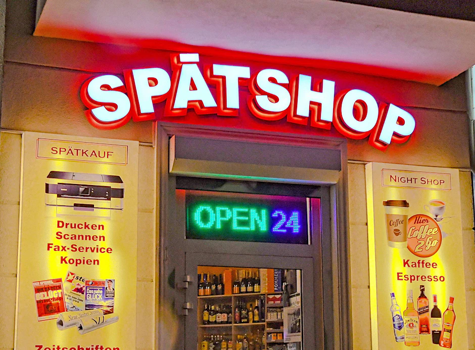 Ein typischer Berliner Spätkauf. 