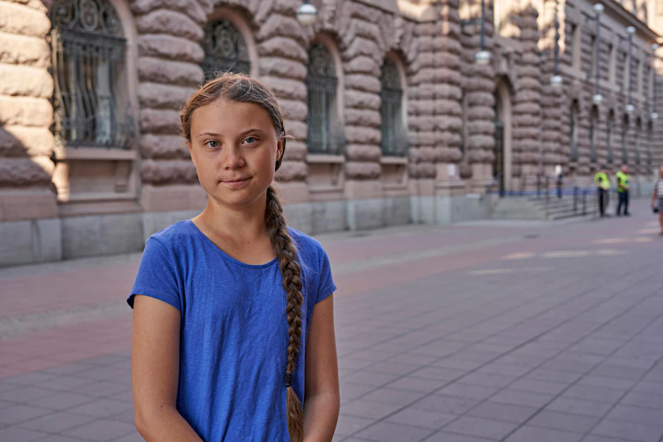 Die schwedische Umweltaktivistin  Greta Thunberg 