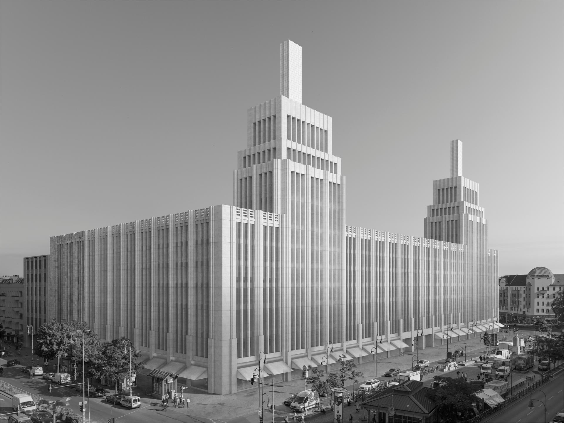 So hätte das Karstadt-Haus nach dem Umbau aussehen sollen.