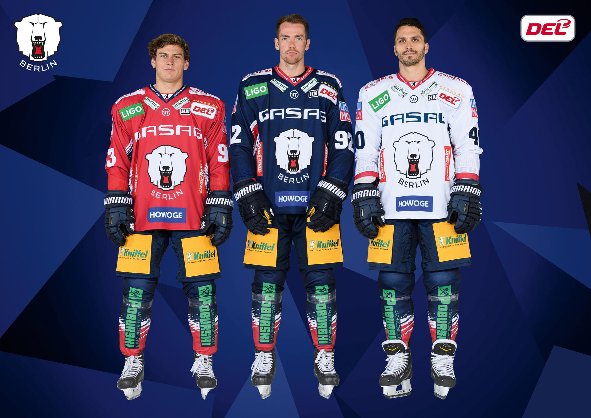 Die neuen Trikots würdigen den verstorbenen Papa Eisbär Hartmut Nickel.