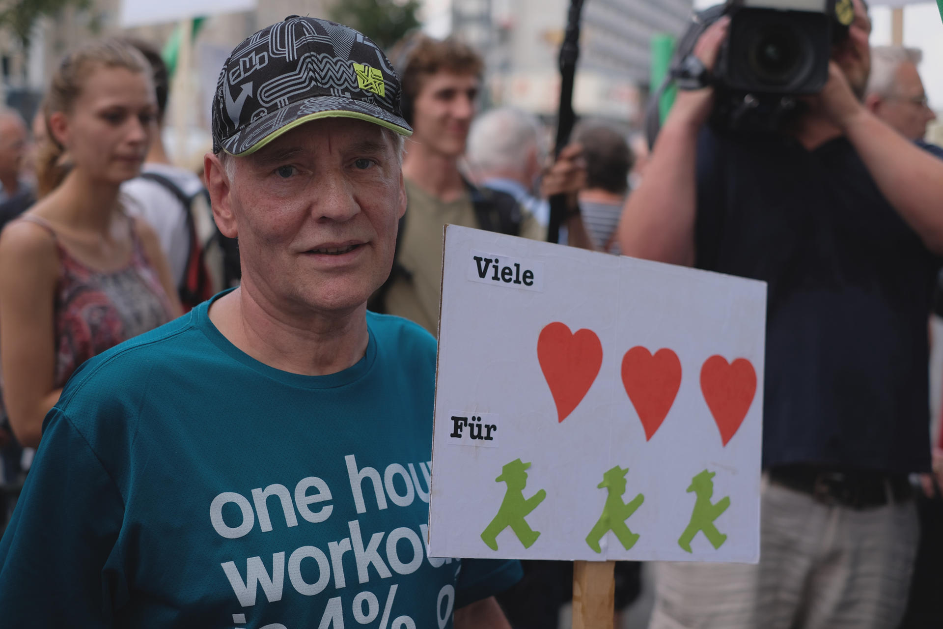 Hat genug von Radfahrern auf dem Gehweg: Joachim Konieczny aus Friedrichshain-Kreuzberg.