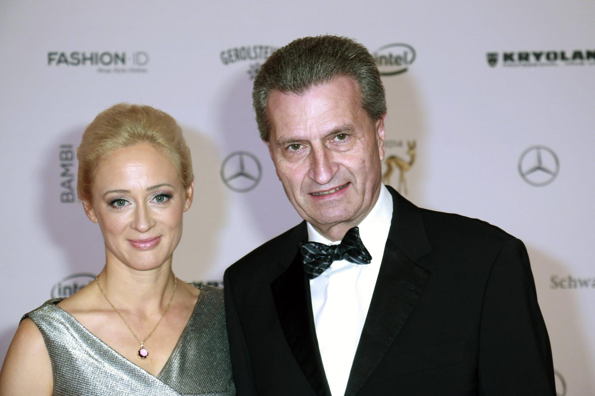 Trennten sich nach 13 Jahren: Günther Oettinger und Ehefrau Inken.