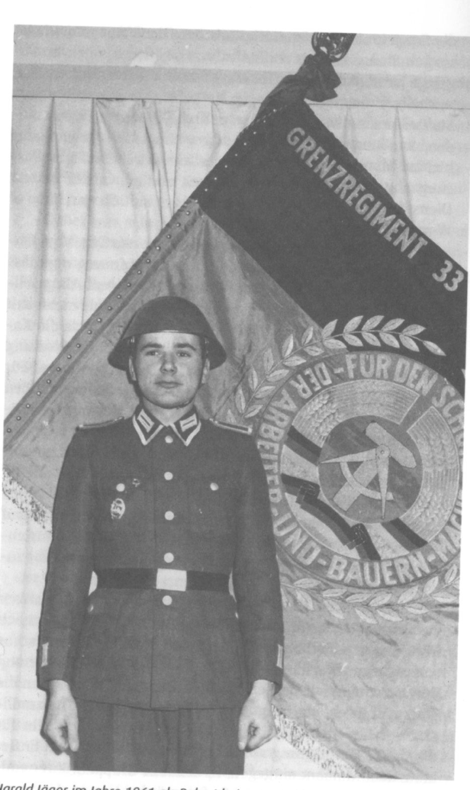 Mauerfall-Chronik: Harald Jäger als junger Erwachsener in der DDR. 