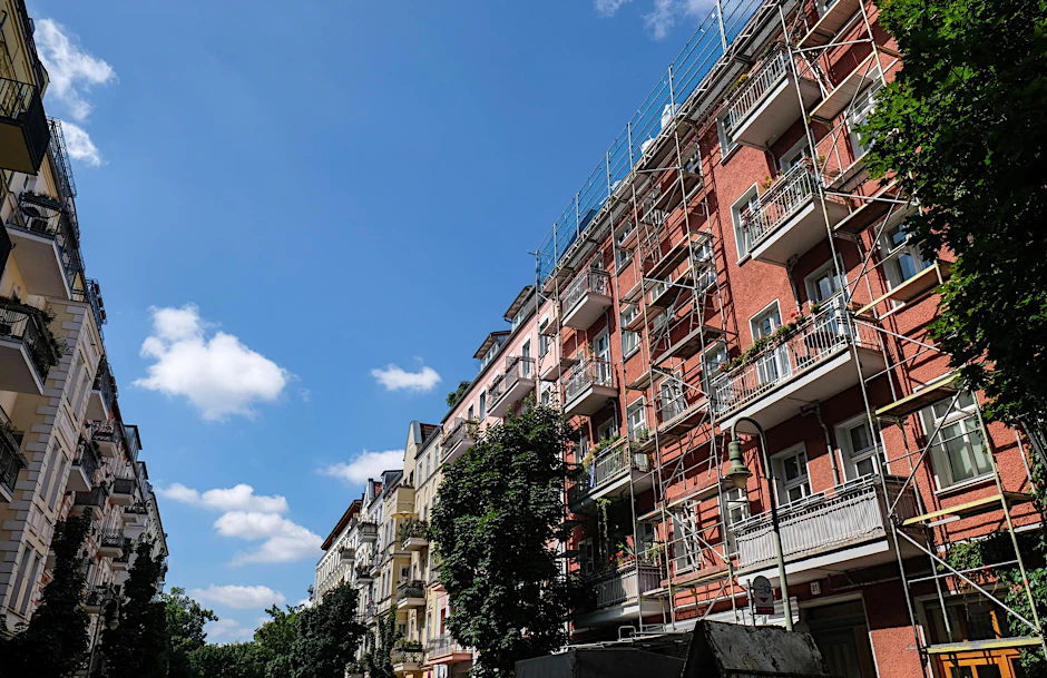 Wohnhäuser im Prenzlauer Berg.