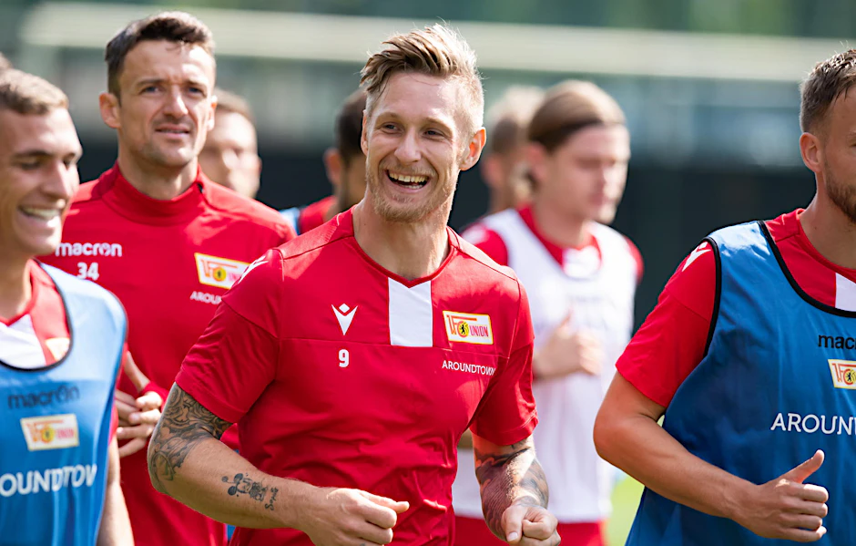 Hat er wieder was zu lachen? Sebastian Polter