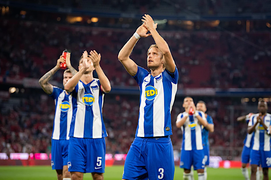 Mit Per Skjelbred konnte Hertha jubeln - über den Punkt zum Saisonstart beim 2:2 bei den Bayern. 