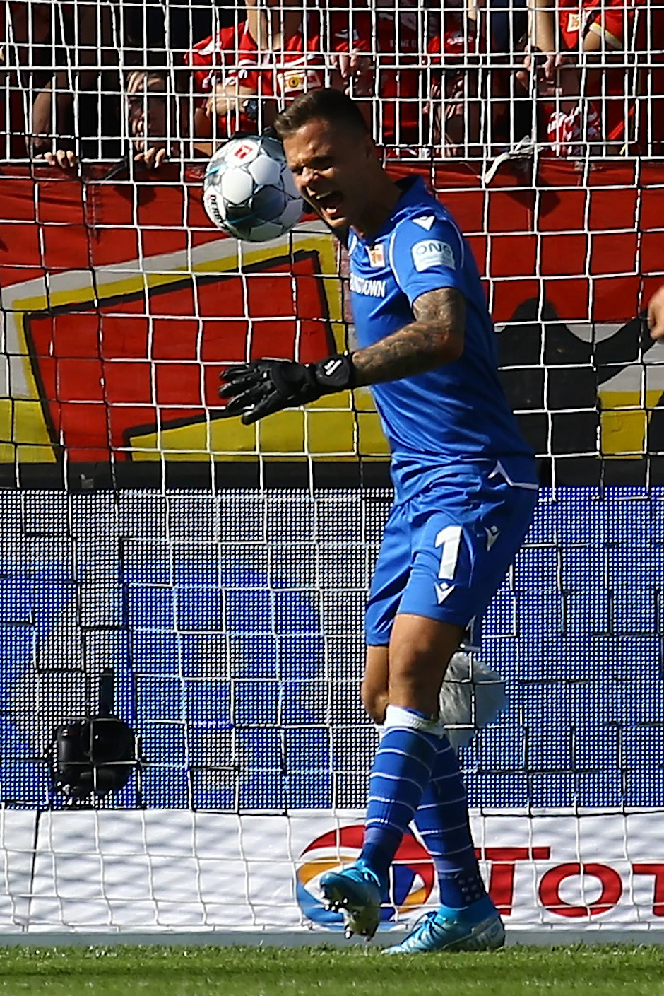 Emotion pur: Union-Torwart Rafal Gikiewicz.