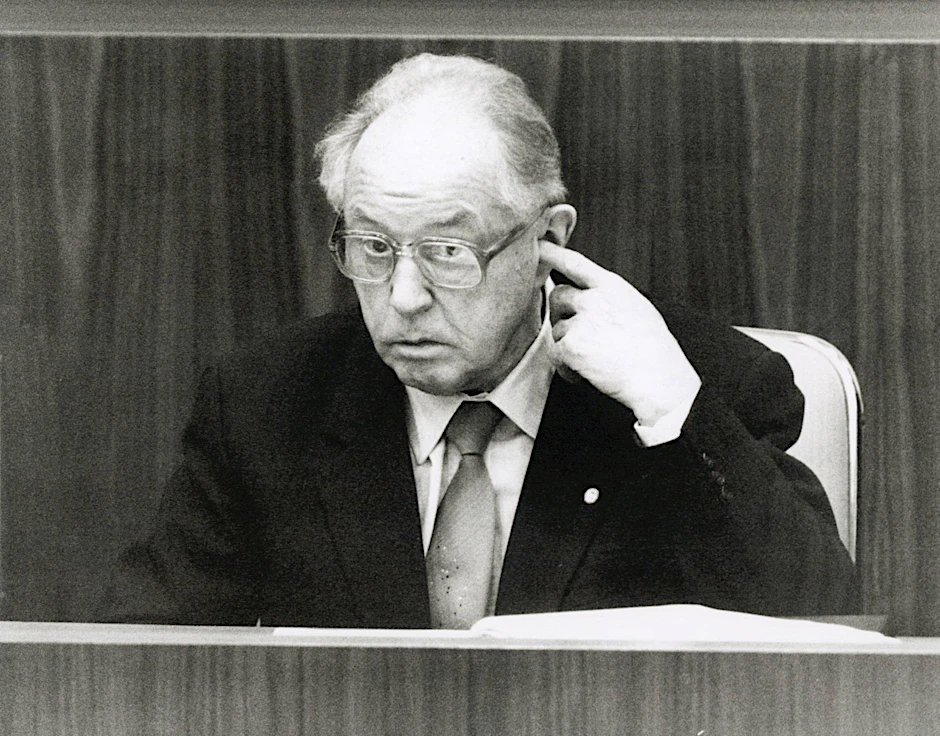 Erich Mielke , DDR Minister für Staatssicherheit.