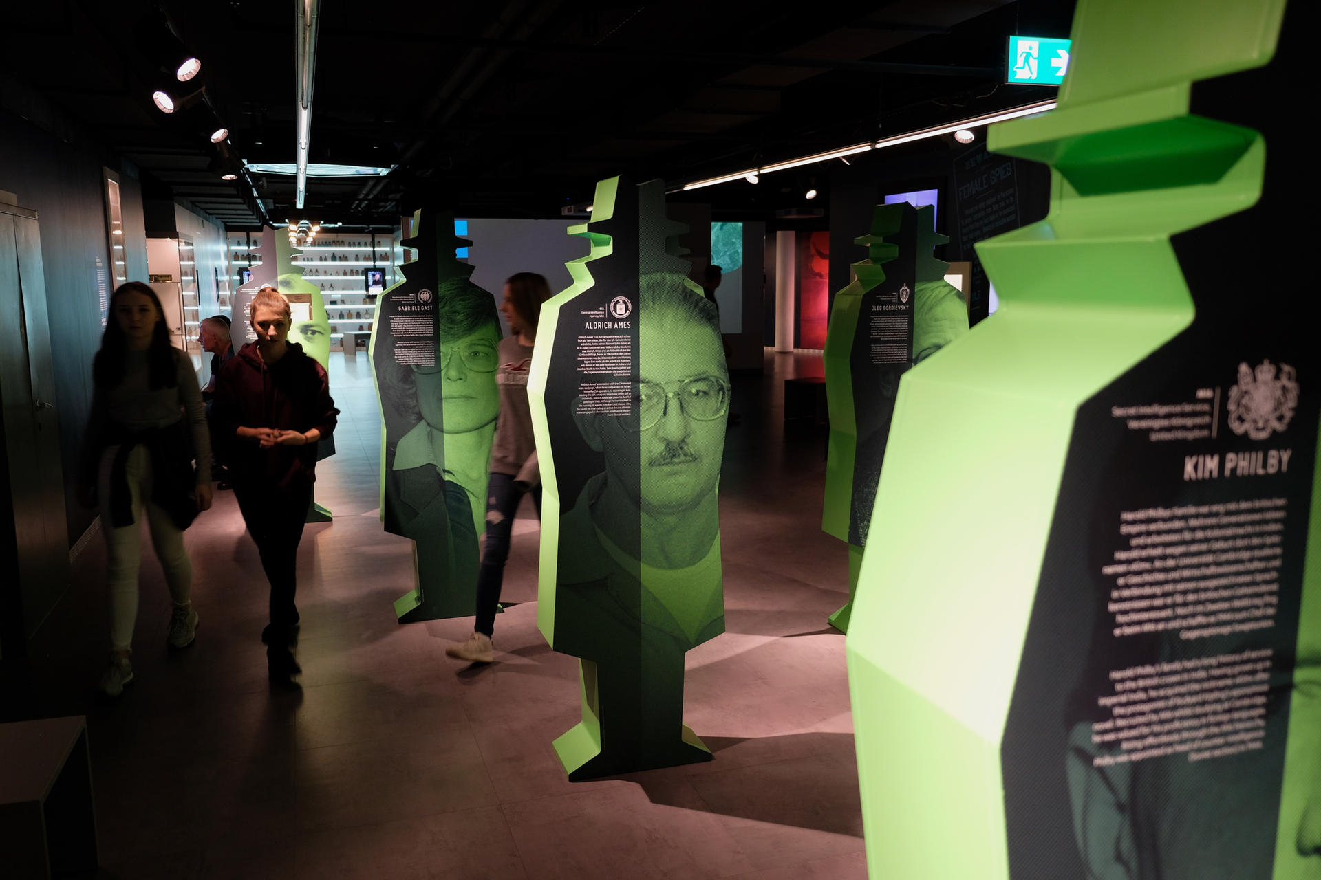 Im Spionagemuseum geht es um die Geschichte der Agenten.