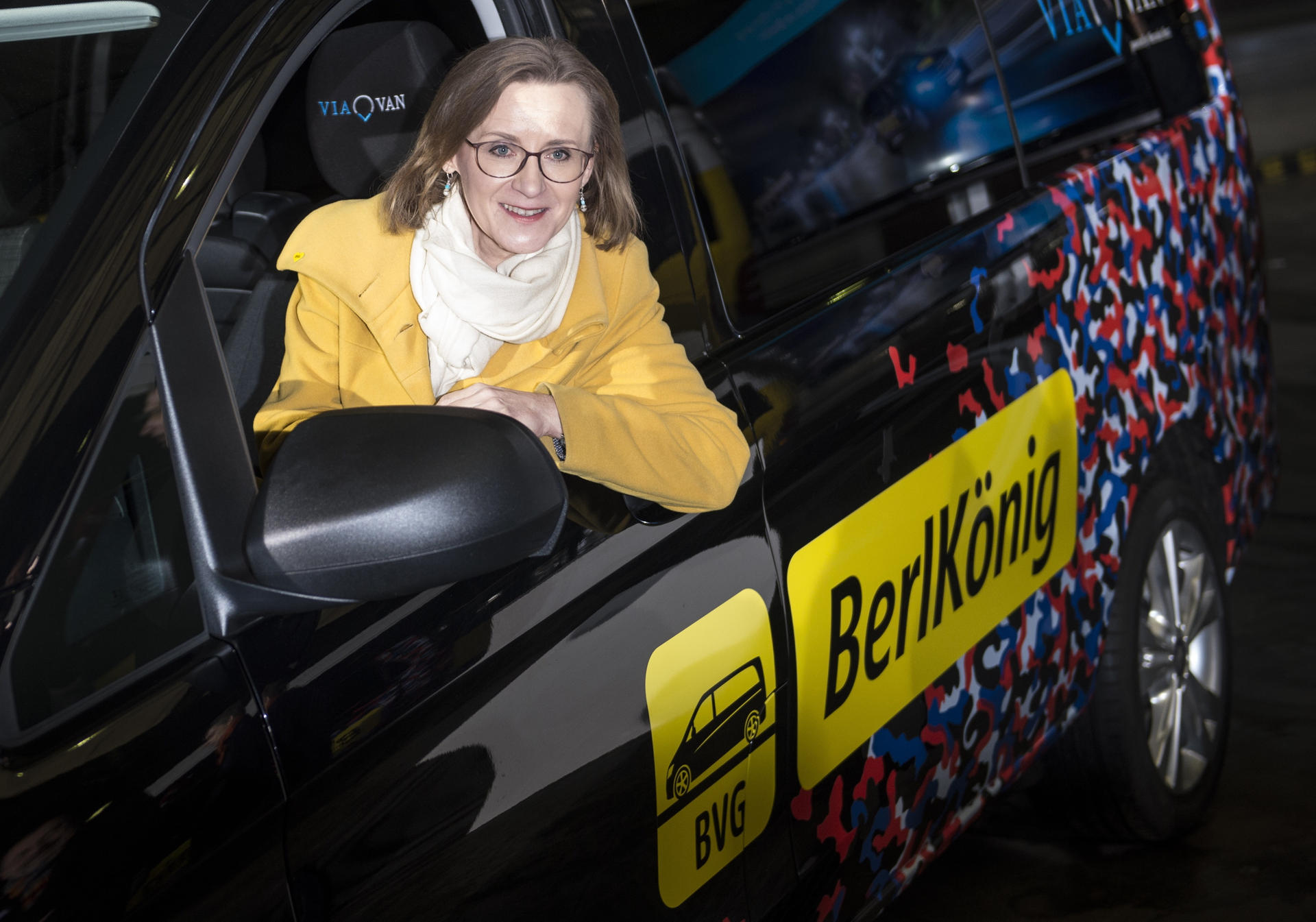 Soll in ganz Berlin fahren: der Berlkönig, Konkurrenz fürs Taxi.