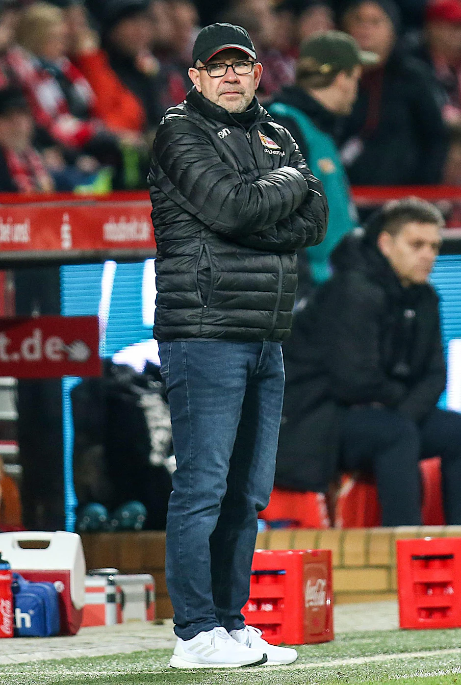 Kann weiterhin ganz gelassen in die Zukunft blicken: Unions Trainer Urs Fischer.