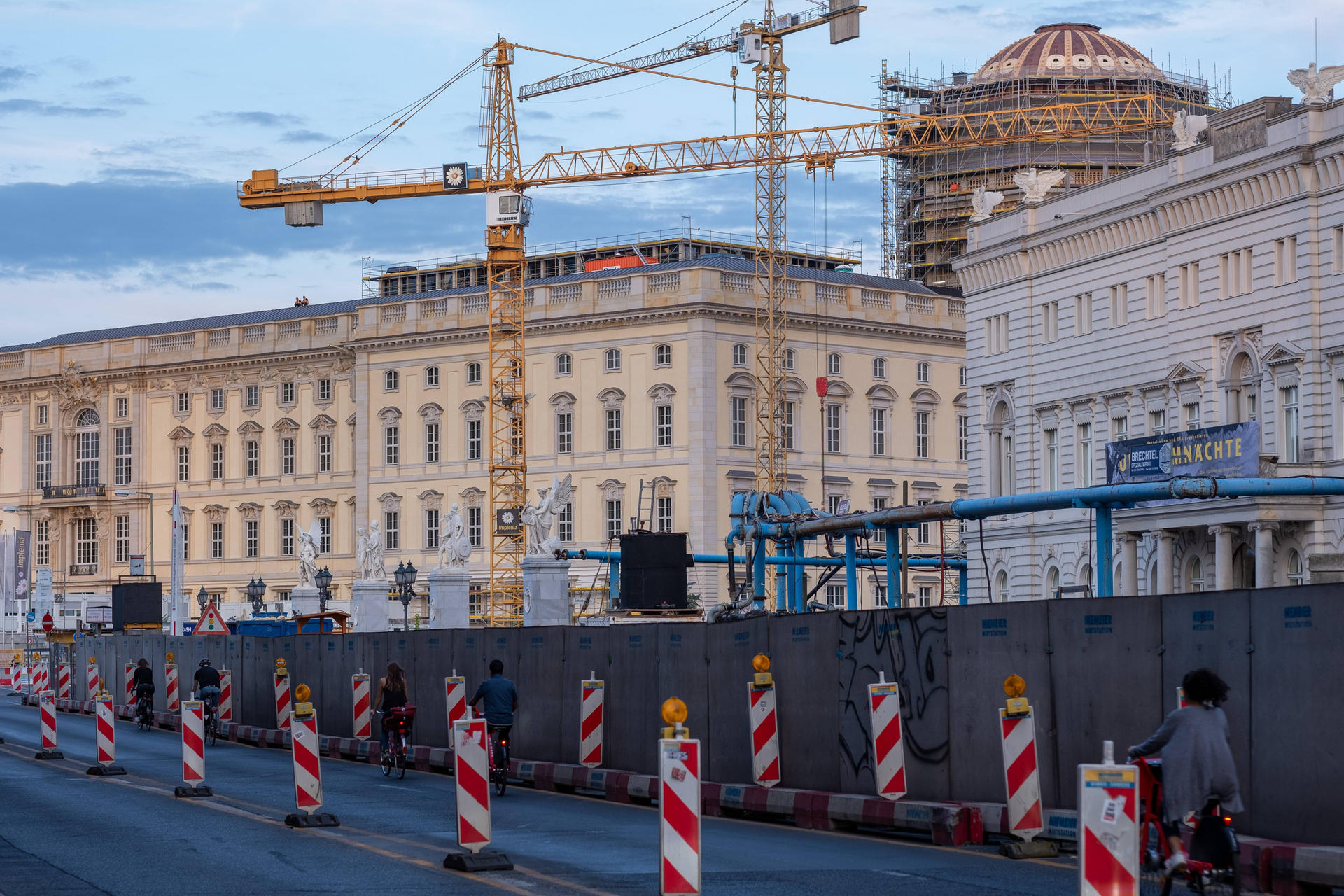 Weicht die U5-Baustelle, könnte Unter den Linden autofrei werden.