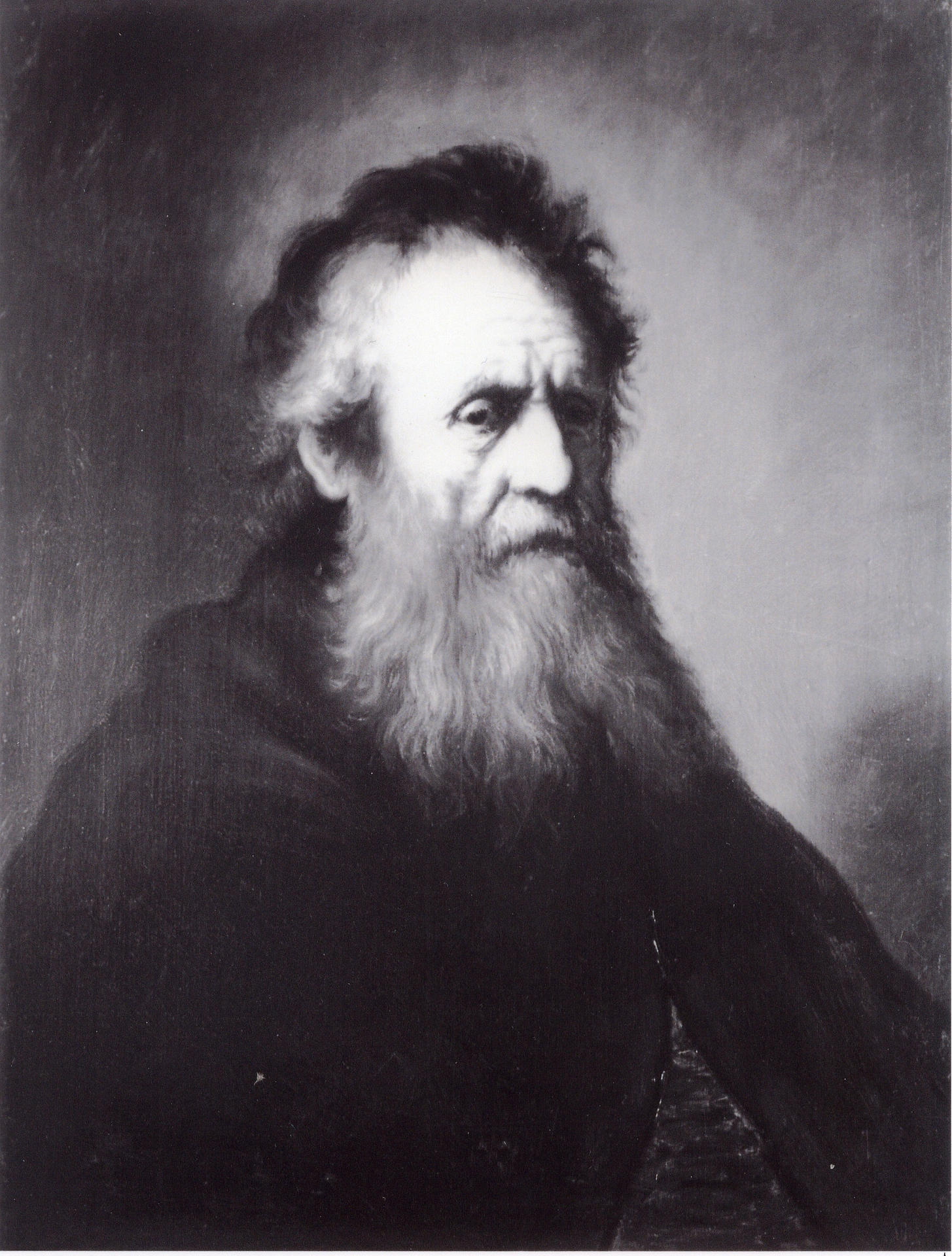 Das Gemälde „Alter Mann" von Jan Lievens (Leiden 1607-1674 Amsterdam), Kopie nach Rembrandt Harmensz. Von Rijn (Leiden 1606-1669 Amsterdam).