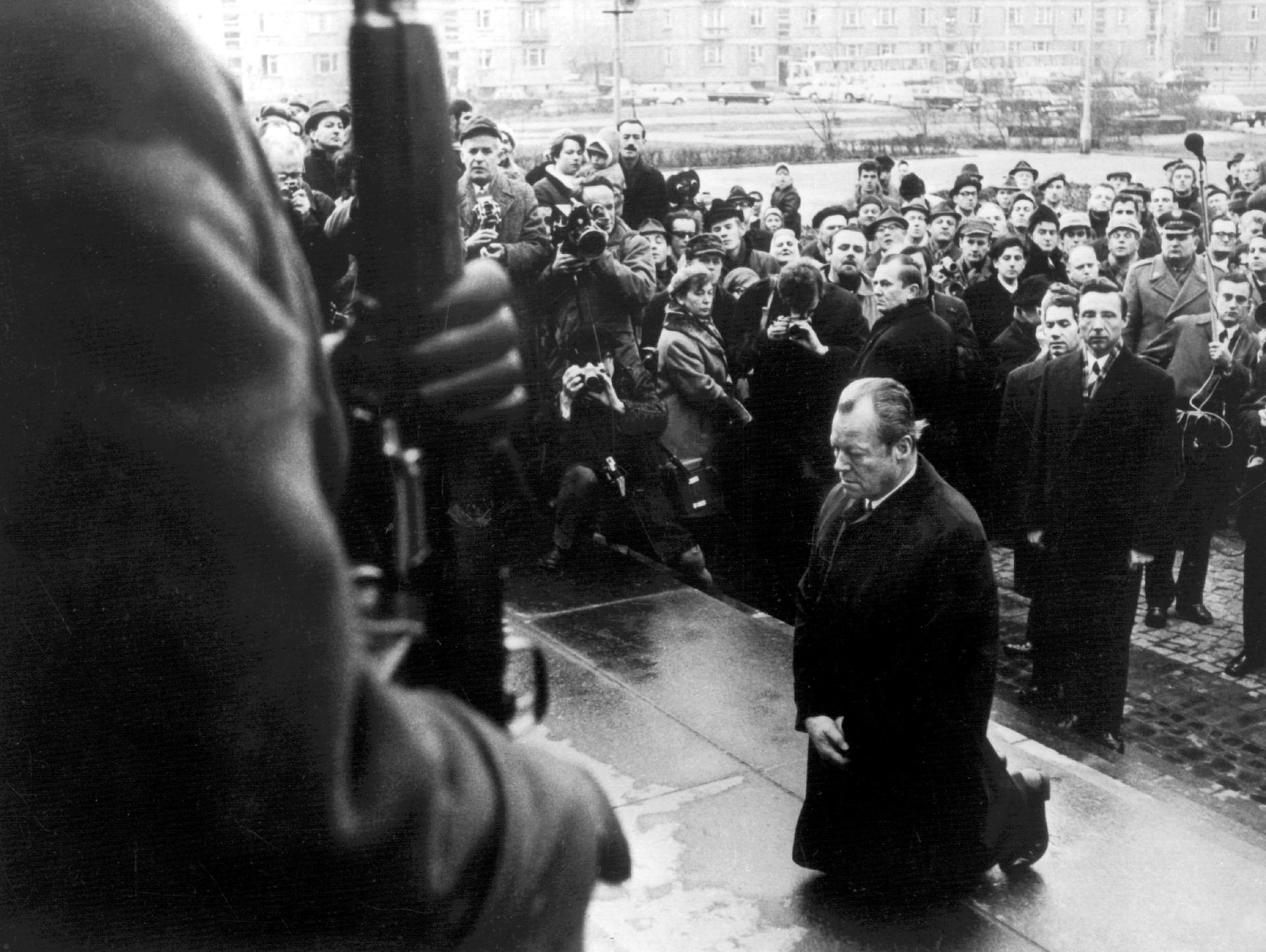 Willy Brandt und sein historischer Kniefall in Warschau gehörte zur Ostpolitik der SPD.