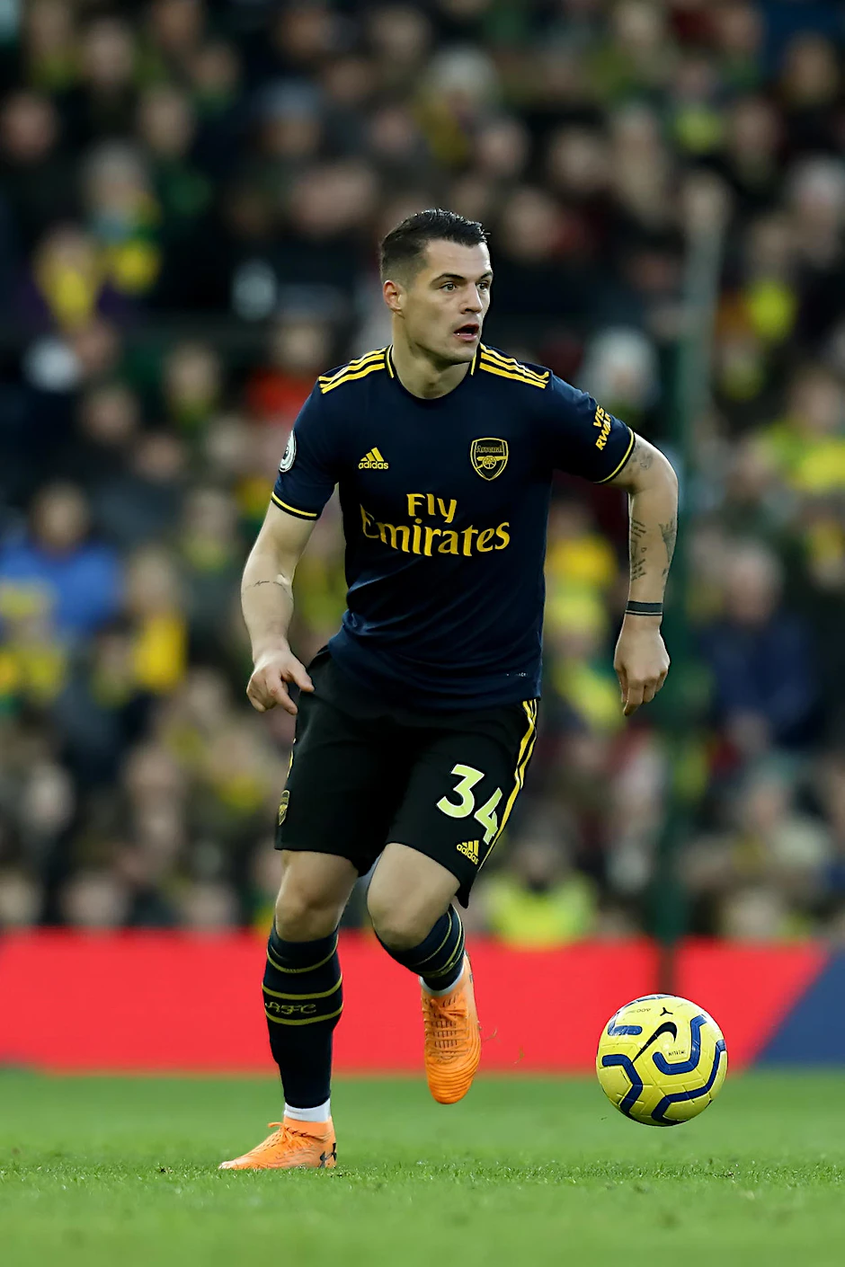 Granit Xhaka von Arsenal London hat sein Ziel im Visier. Er will für Hertha BSC spielen.