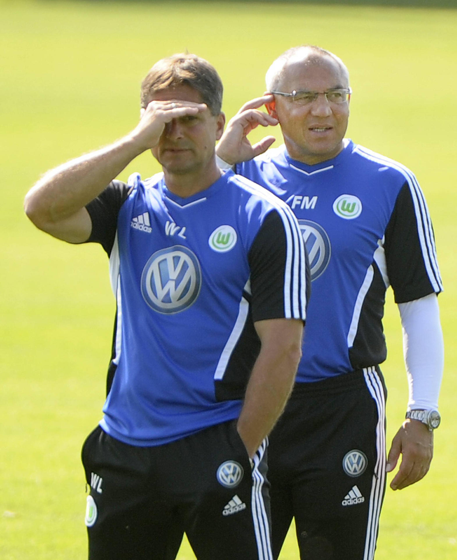 Bildeten jahrelang ein Erfolgs-Duo: Werner Leuthard (l.) und Felix Magath.