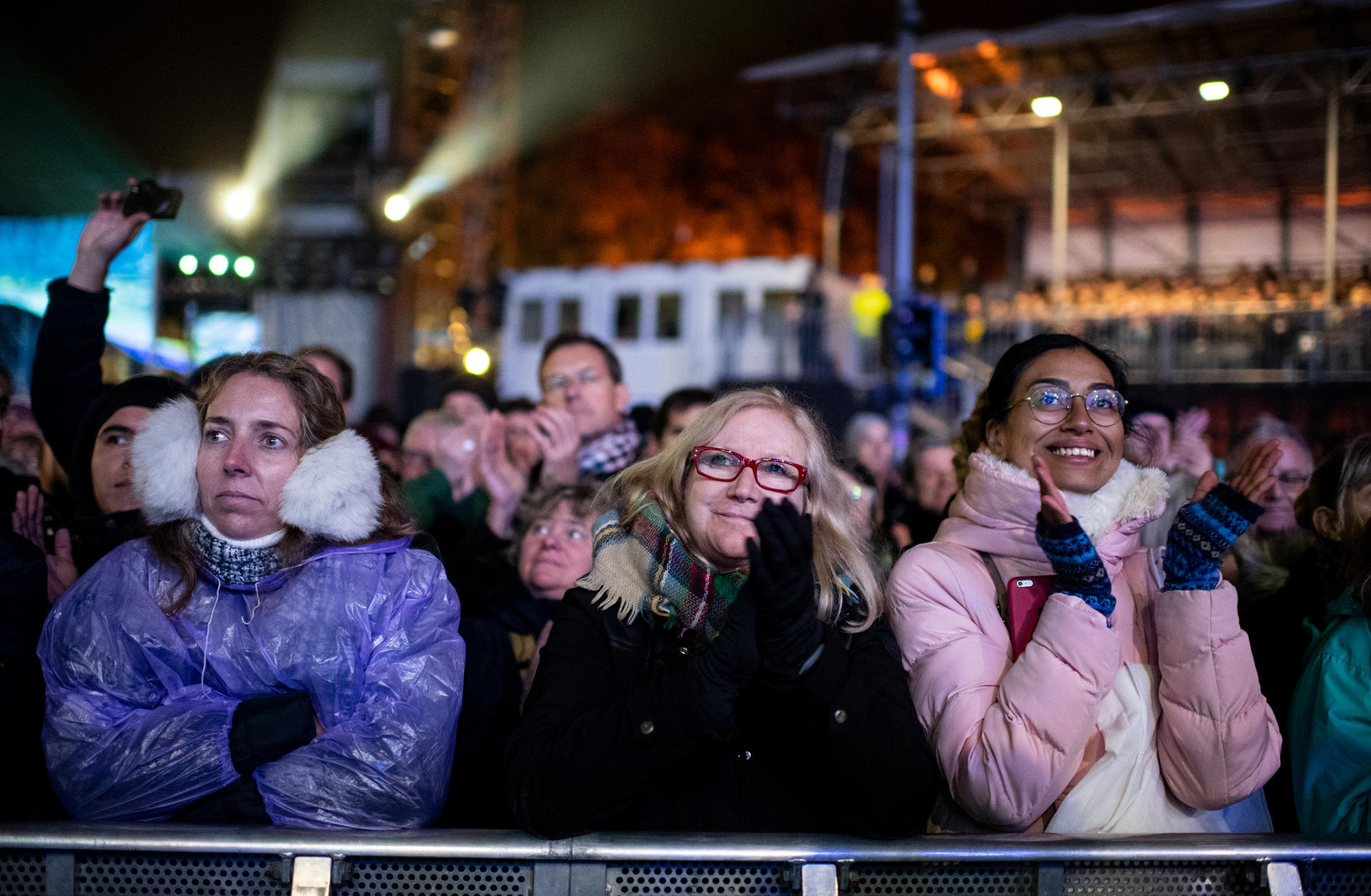 Image - Mit vielen Gästen feierte Berlin das Mauerfall-Jubiläum am Brandenburger Tor.