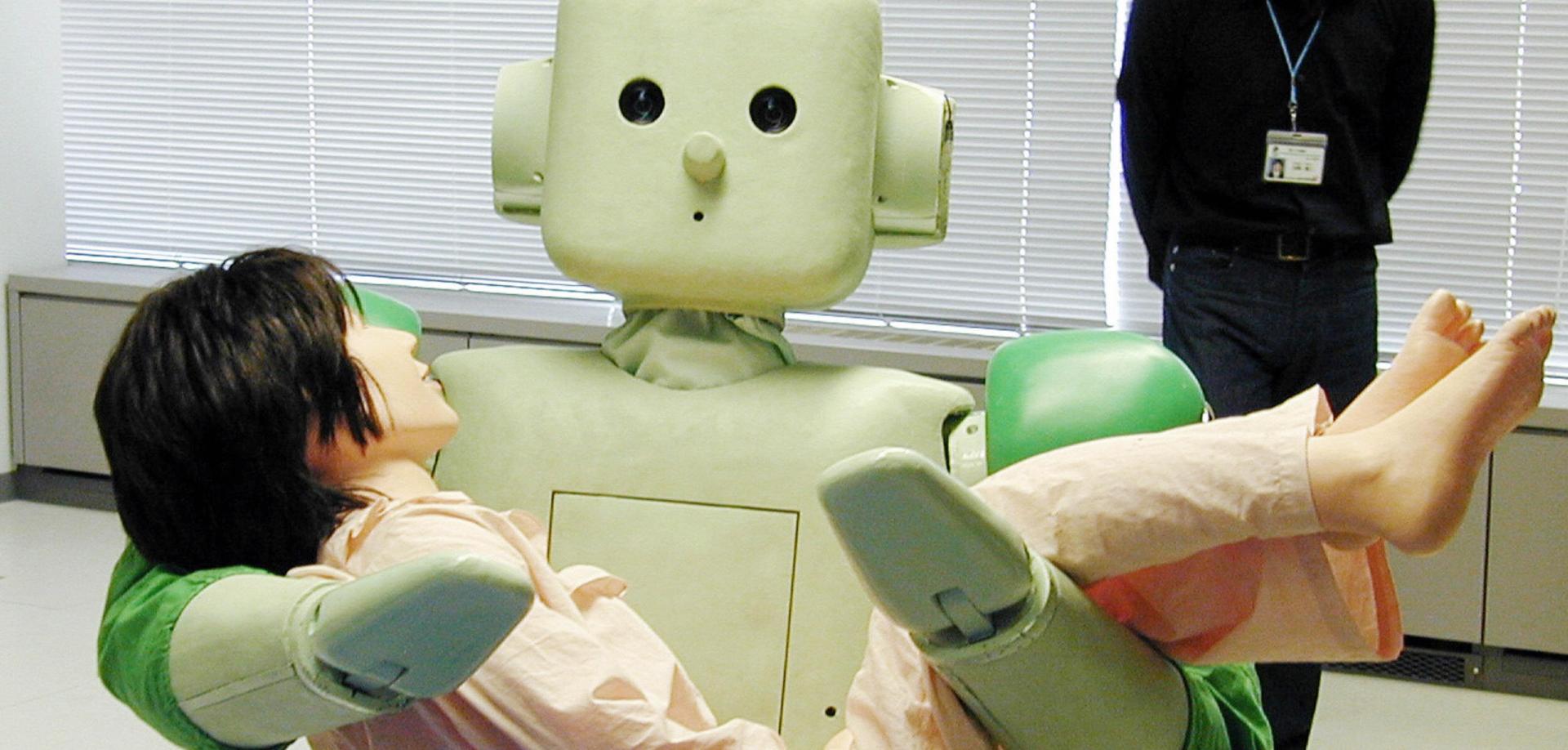 Image - Modernste Pflegetechnik: Roboter, programmiert aufs Helfen