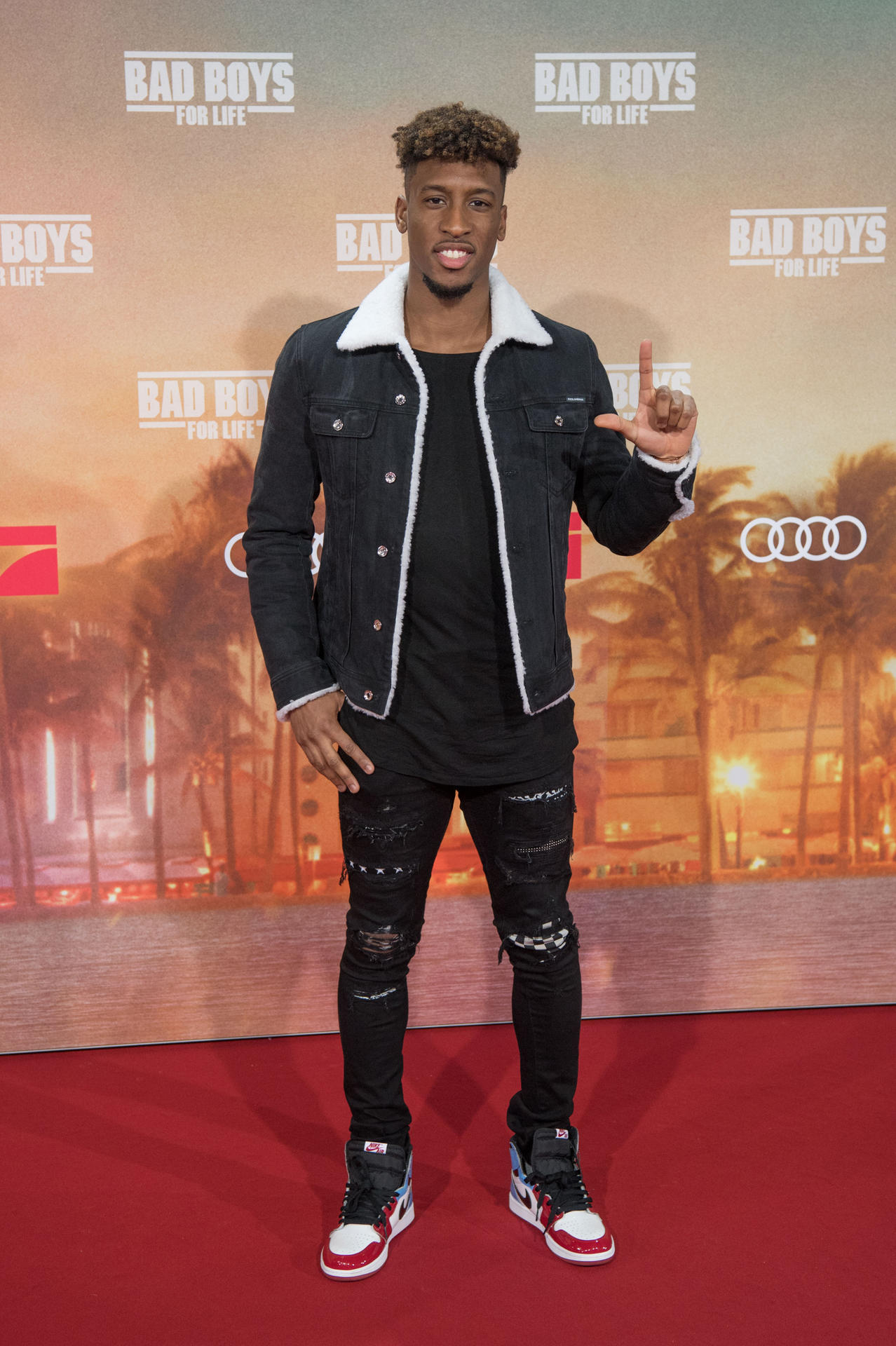 Berlin: Fußballer Kingsley Coman vom FC Bayern München kommt zur Deutschlandpremiere von "Bad Boys For Life".