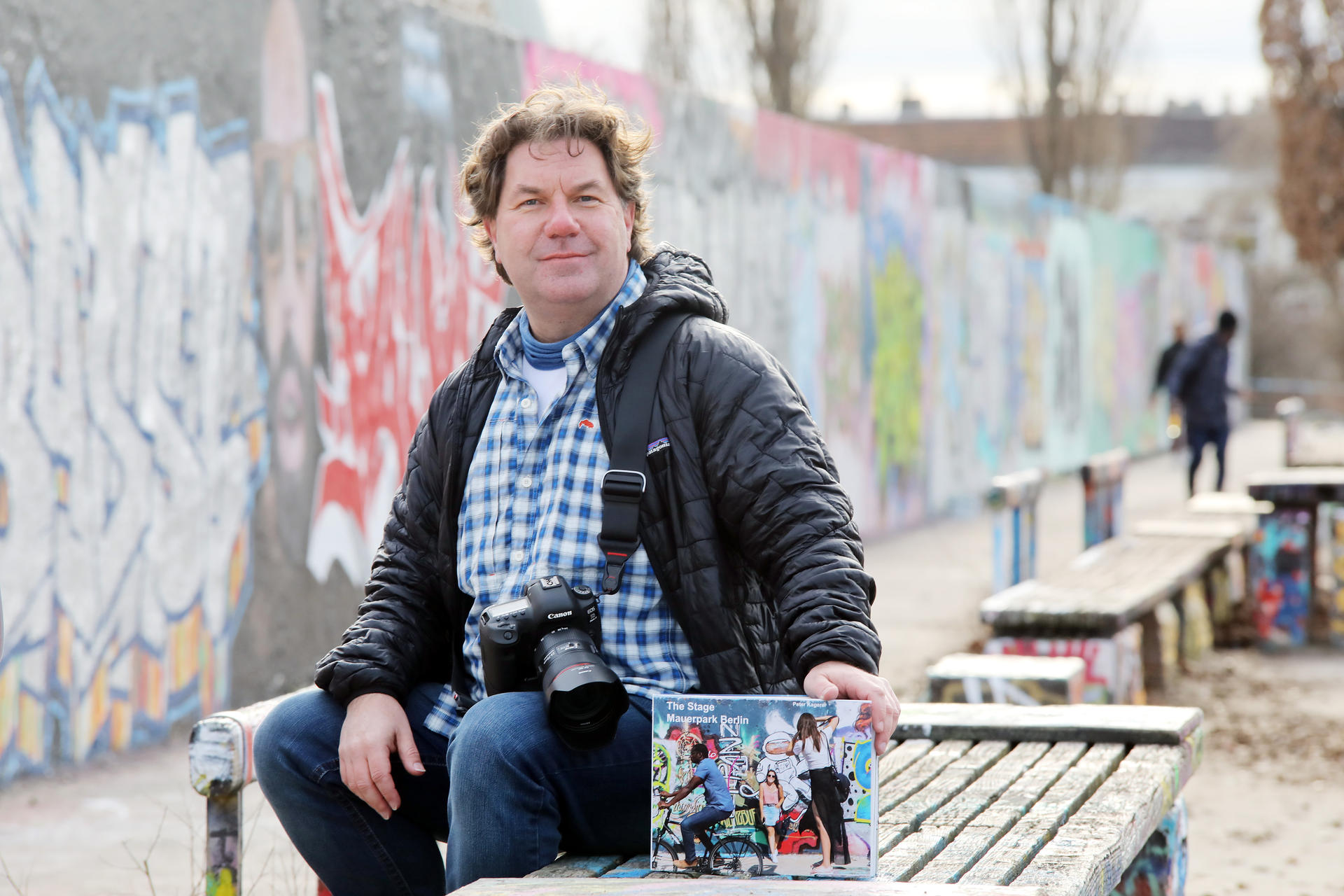 Peter Kagerer (49) plant ein Buch mit Mauerpark-Fotos. 