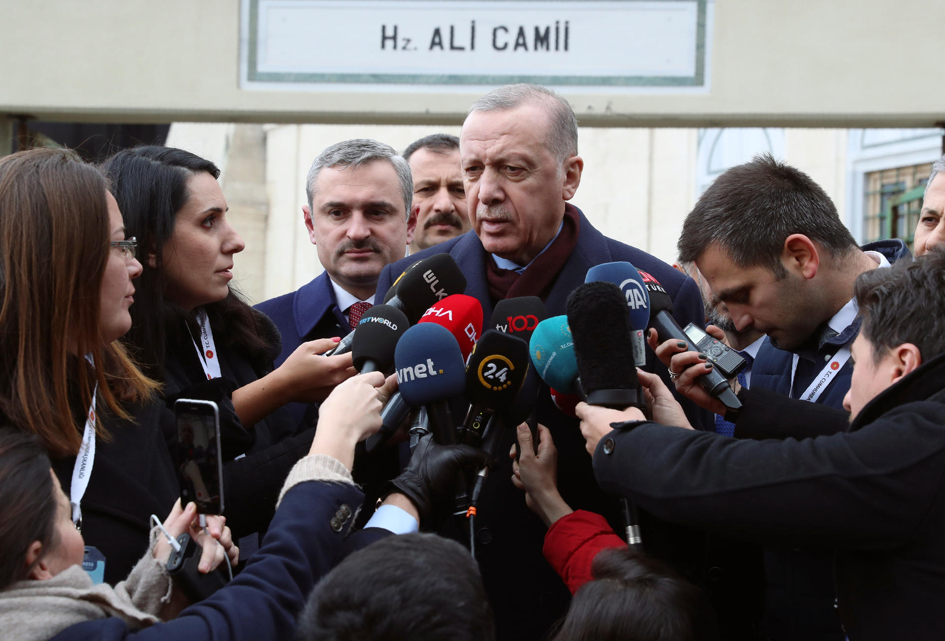 ...und auch Recep Tayyip Erdogan.