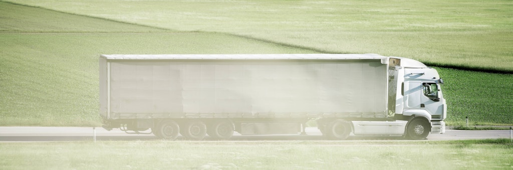 Ein Sattelschlepper (Symbolfoto).
