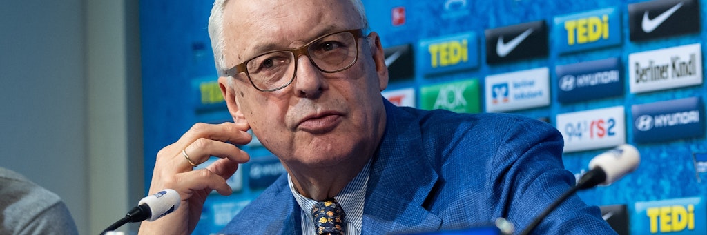 Hertha-Präsident Werner Gegenbauer geht beim Thema Stadion-Neubau in die Offensive.